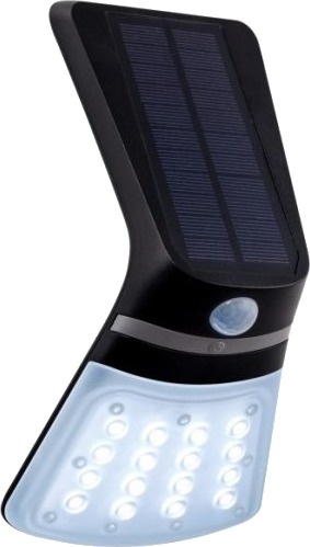 Eglo Lamozzo 1 Solcelle Vegglampe M/Sensor 2W 264 Lm 3000/4000/6000K Ip44 Sort