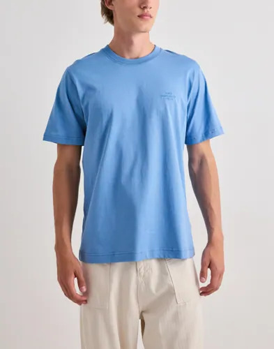 Mads Nørgaard Cotton Jersey Frode Logo Tee Kortermede t shirts Blå Mads Nørgaard Cotton Jersey Frode Logo Tee Kortermede t shirts Blå