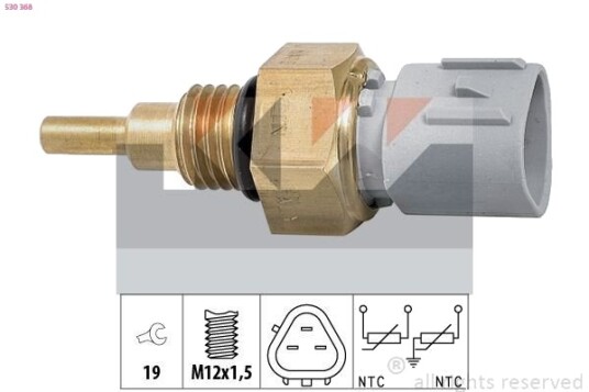 Sensor, motortemperatur KW 530 368 Sensor, motortemperatur KW 530 368
