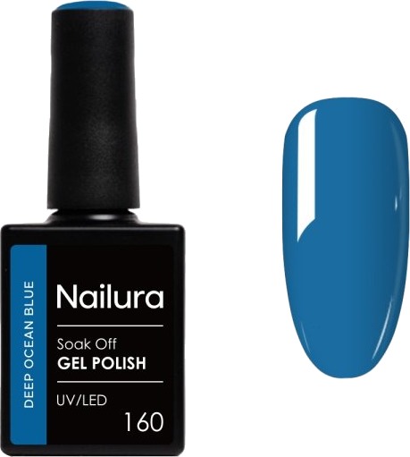Nailura Gelpolish 160 – Deep Ocean Blue – 10 ml