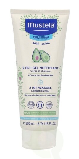 Mustela 2 In 1 Cleansing Gel 200 ml Normal Skin