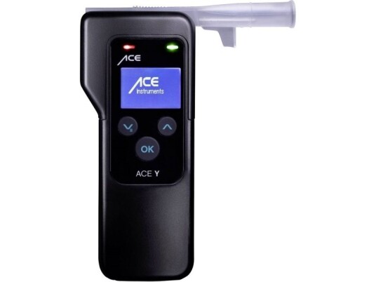 Ace Y Alkoholtester Sort 0 Til 5 ‰ Inkl. Display