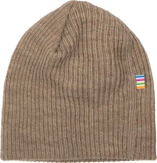 Joha Ribbestrikket ull lue til barn beige 52 cm 3 5 år 52 cm 3 5 år