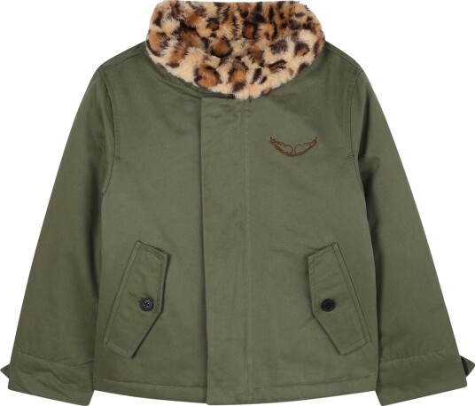 Zadig & Voltaire Jakke Jess Khaki Zadig & Voltaire 12 år (152) Overgangsjakke Grønn