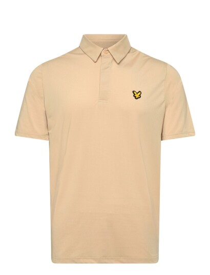 Lyle & Scott Golf Concealed Placket Polo Shirt Coral XL