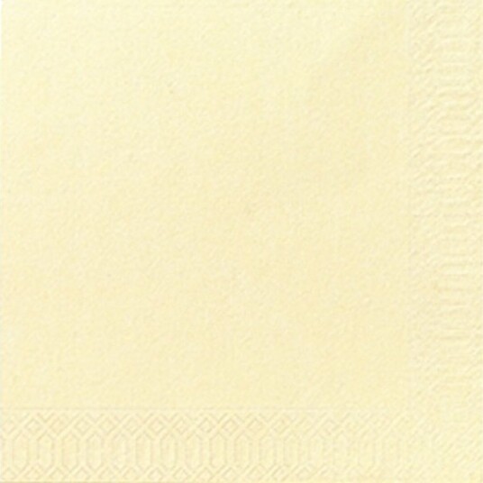 Serviet Duni 33X33 Cm 3 Lag Cream 125 Stk,125 Stk/Pk