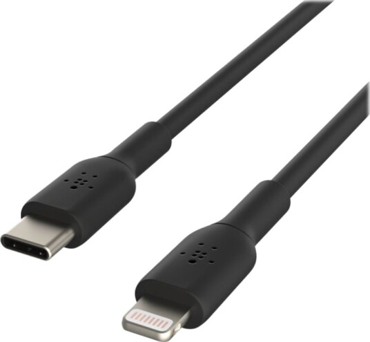 Belkin Boostcharge Lightning-Kabel Usb-C Hann Til Lightning Hann 2 M Svart Usb Power Delivery 18 W