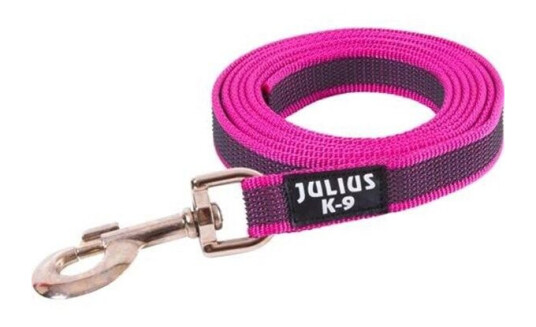 Julius-K9 C&G Super-Grip Leash Rosa/Grey 20Mm/2.0M Without Handle