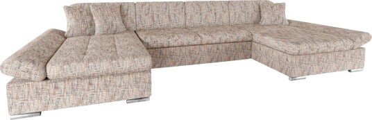 Dewitt Sofa Dobbeldivan 4 seter Flerfarget/Beige