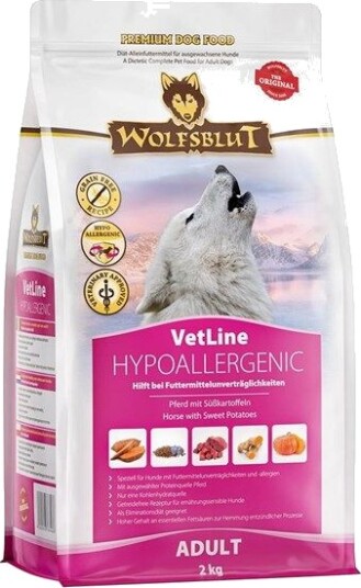 Wolfsblut Hypoallergen Dog Vetline Hundemat 2 kg