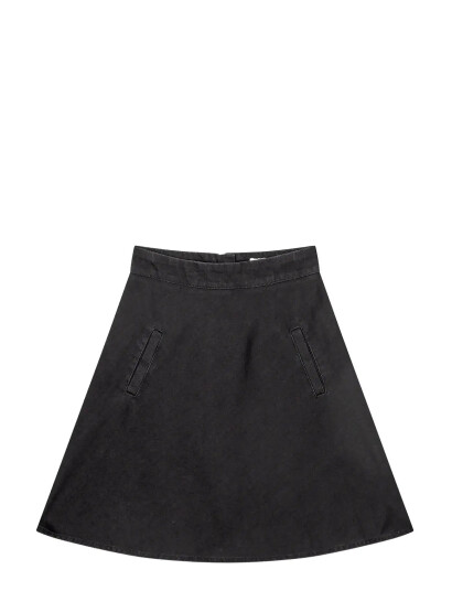 Mads Nørgaard Dyed Denim Stelly Skirt - Black - 34 Mads Nørgaard Dyed Denim Stelly Skirt - Black - 34
