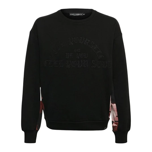 Dolce & Gabbana Herre Gensere & Hettegensere Svart M,