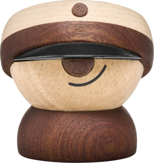 FableWood Student Trefigur 4,5 cm i Gummitre/Sapele/Lønn - Dekorasjon