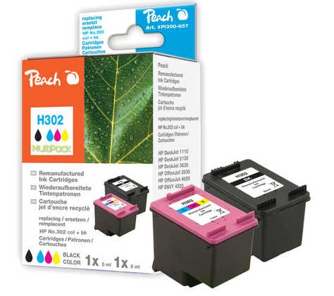 Peach Spar Pack - 2-Pack - Svart - Blekkpatron