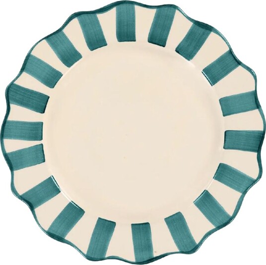 Anna + Nina Pine Scalloped Frokosttallerken Ø22 Anna + Nina Pine Scalloped Frokosttallerken Ø22