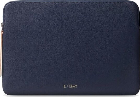 Tech-Protect Fleece Laptopveske 13-14" Blå med myk innvendig polstring