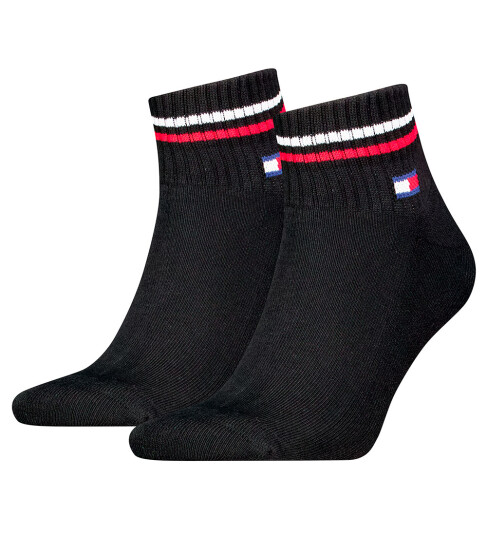 Tommy Hilfiger Ankelsokker 2 pack Svart 35/38 Sokker 35 38