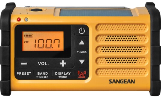 Sangean MMR-88FM radio med solcelle, AM/USB