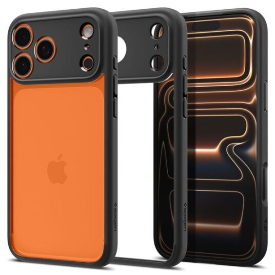 Spigen Ultra Hybrid Deksel iPhone 17 Pro Max Matt Svart - Mobildeksel