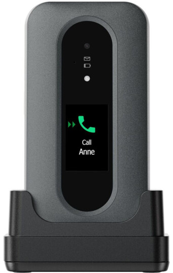 Doro Leva L30 4G Mobiltelefon Grafitt med Bluetooth og GPS