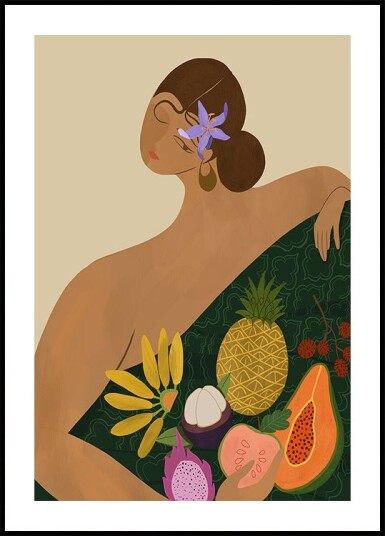 Fruit Seller Plakat Plakat / 30x40cm