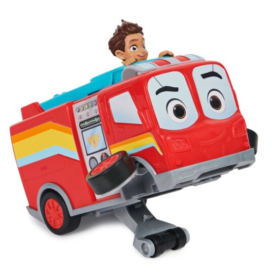 Disney Junior Firebuds Action Race 'N Wheelie Lekebil - Bo og Flash