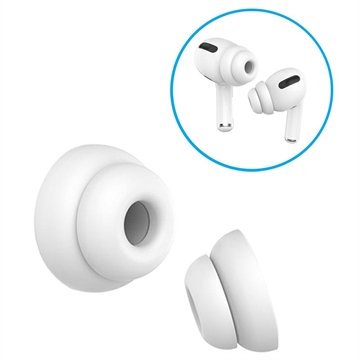 Ahastyle PT99 2 AirPods Pro Silikon Ørepropper S M L Hvit