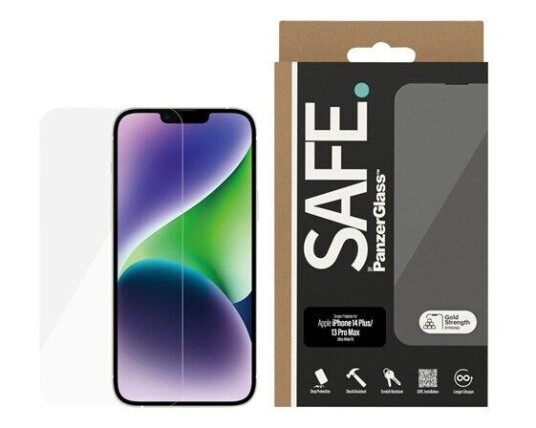 PanzerGlass SAFE - screen protector for mobile phone - ultra-wide fit