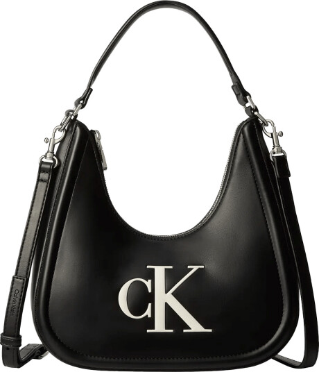 Calvin Klein Bold Ck Small Crescent Bag Black ONE SIZE