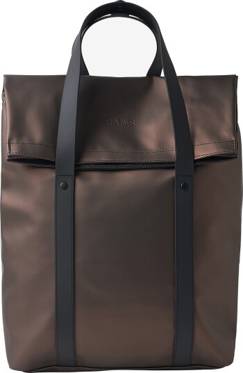 Rains Ryggsekk 2 Way Tote Backpack W3 Brun Rains Ryggsekk 2 Way Tote Backpack W3 Brun