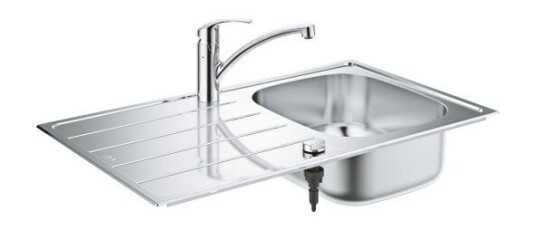 Grohe K200 kjøkkenvask 86x50 cm rustfritt stål Grohe K200 kjøkkenvask 86x50 cm rustfritt stål