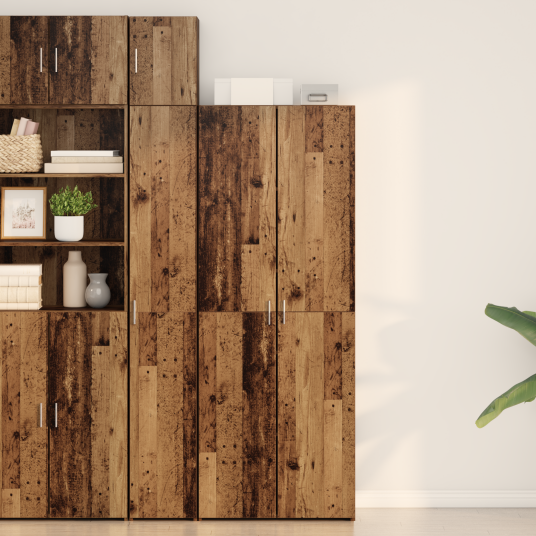Skap Old Wood 70x42.5x185 cm Konstruert tre
