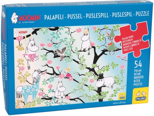 Mummitrollet Puslespill 54 Brikker