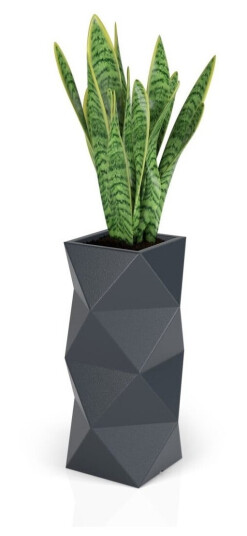 Design blomsterpotte MONUMO ASTI Antrasitt