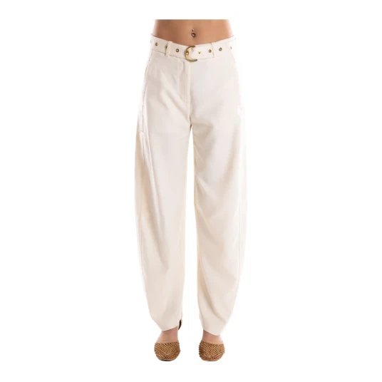 Pinko Dame Bukser Beige 2XS,
