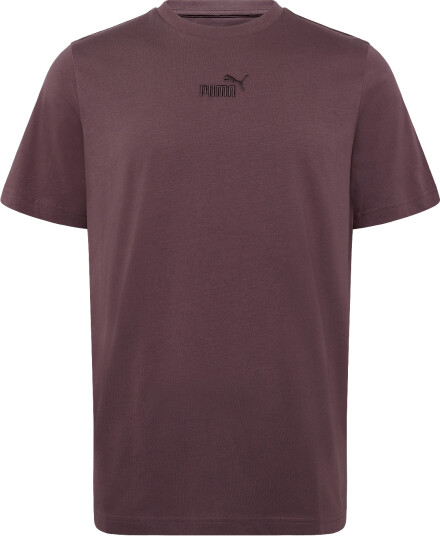 PUMA Ess Small No.1 Logo Centered Tee Burgundy L