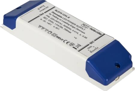 Led Dimtrafo Sld Fdim 12V 75W Fasedæmpbar Via For  Og Bagkant En Udgang Belastning 12 75 W