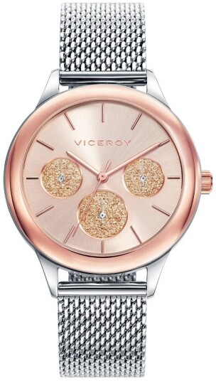 Viceroy Dameklokke 401036 97 Classic Gullfarget/Stål Ø36 mm