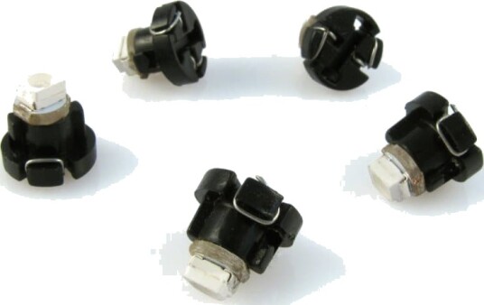 LED-lampe Diode Neo Wedge T3 Green 5-pakning