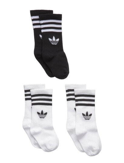 Adidas Originals Crew Sock 3P Black 31 33