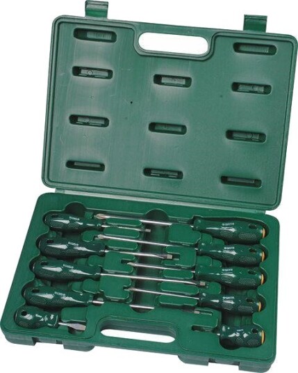 Sata Tools Skrutrekkersett 09304 I Boks 10 Deler Sata Tools Skrutrekkersett 09304 I Boks 10 Deler