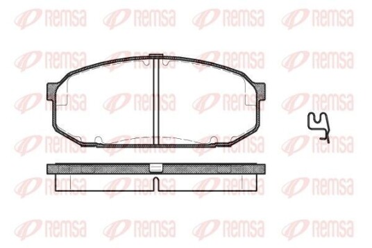 Bremseklosser REMSA 0504.02
