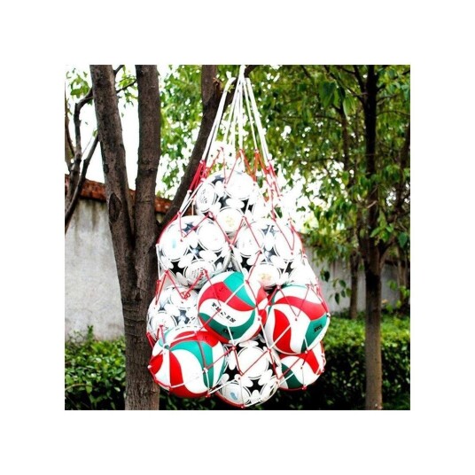 Oppbevaringsnettverk for baller - Nylon - 10 baller Oppbevaringsnettverk for baller - Nylon - 10 baller