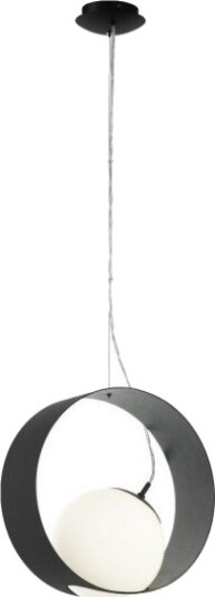 Eglo Camargo Pendellampe I Sort Med Opal Glasskjerm Eglo Camargo Pendellampe I Sort Med Opal Glasskjerm