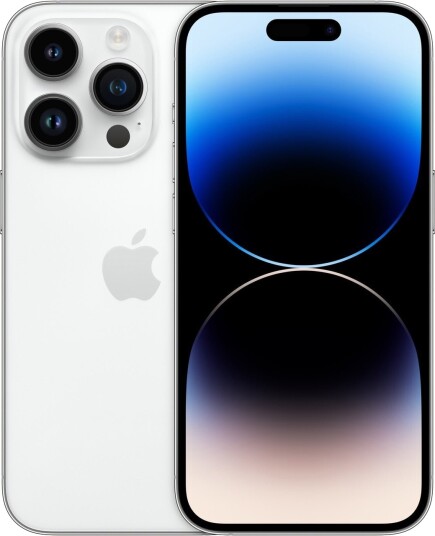 Apple iPhone 14 Pro 128GB Sølv med 4K kamerateknologi og Super Retina XDR-skjerm
