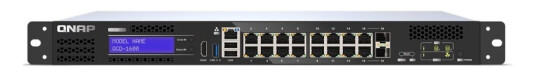 Qnap Qgd-1600 - Switch - Smart - 4 X 10/100/1000 (Poe++) + 10 X 10/100/1000 (Poe+) + 2 X Gigabit Sfp (Poe+)-Kombinasjon - Rackmonterbar - Ac