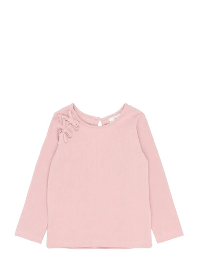 The New Tnstsigne L_S Rib Tee Pink 110