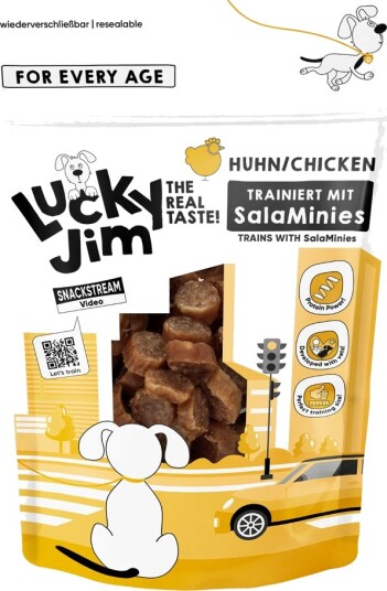 Lucky Jim Salamini Sparepakke Fjærkre 10 X 70 G