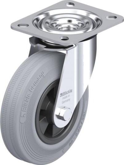 Blickle 63891 L-Vpp 125R-Sg Hjul Hjuldiameter: 125 Mm Bæreevne (Maks.): 100 Kg 1 Stk