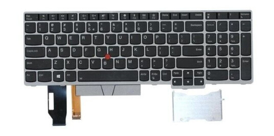 Lenovo Lite-On - Brbart tastatur - til utskifting - Amerikansk Engelsk - Slv